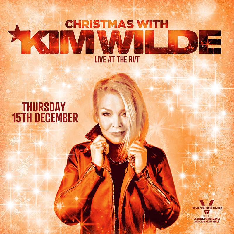 Christmas with Kim Wilde - design by David Windmill